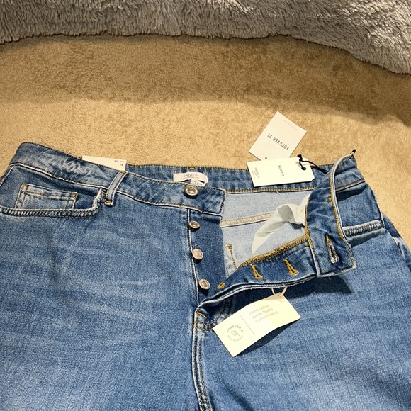 Forever 21 90’S Fit Pinch Waist, Loose Fit Relaxed Leg Women’s Jeans Size 14 NWT - Picture 5 of 7